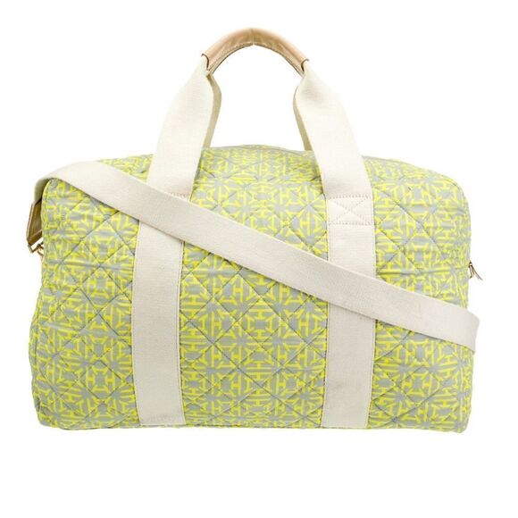 India Hicks Riviera Duffel - Rapeseed - NEW - Picture 3 of 9